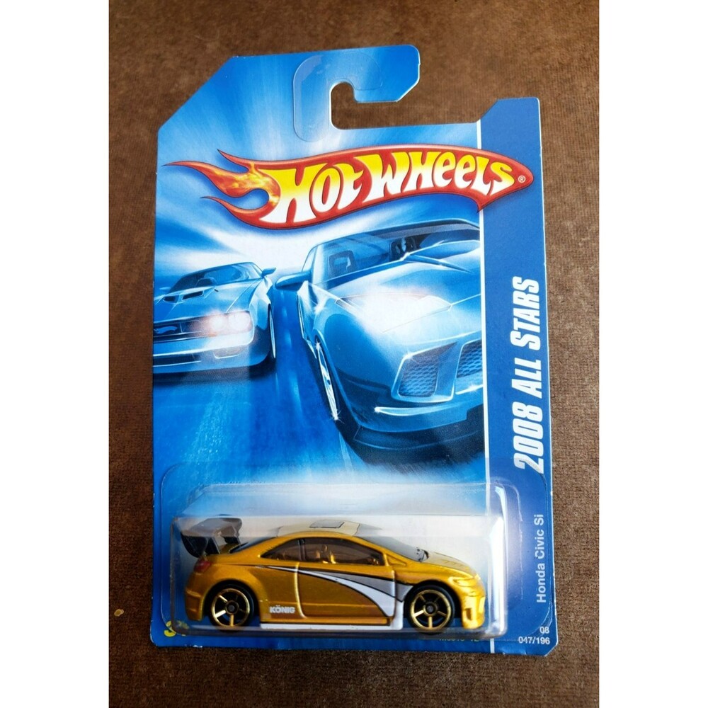 Hot Wheels HONDA CIVIC SI Metallic Gold 2008 ALL STARS 07/36 1:64 OH 5SP #M6913